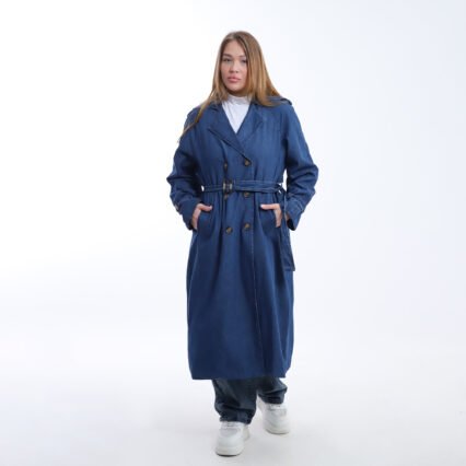 Denim Trench Coat