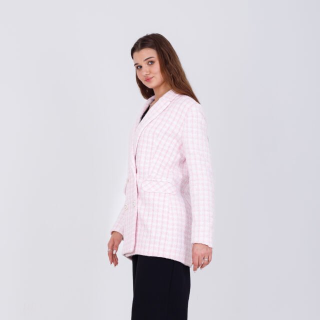 Buttoned Wool Jacket - Image 4