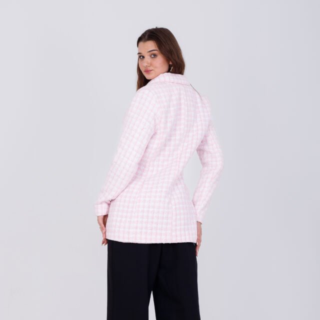 Buttoned Wool Jacket - Image 6