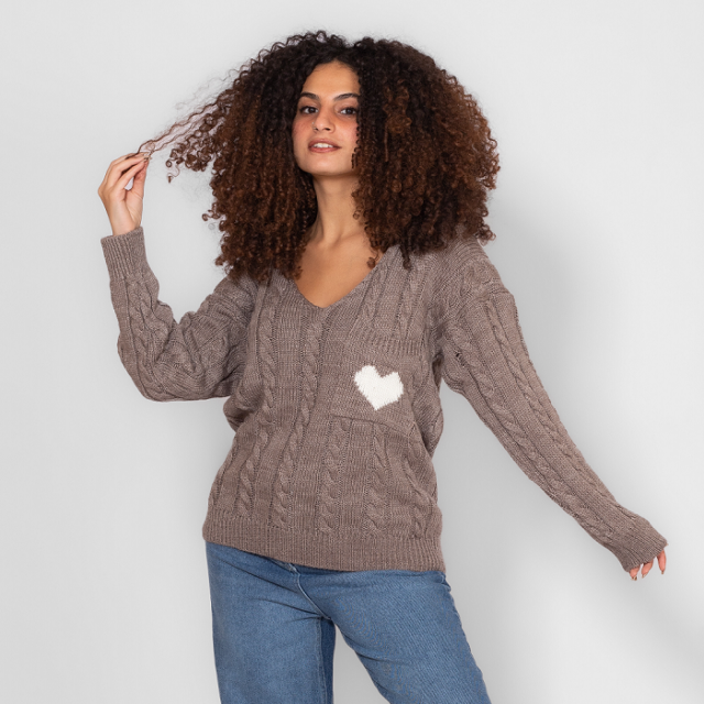 Pullover With V Neck - Image 7