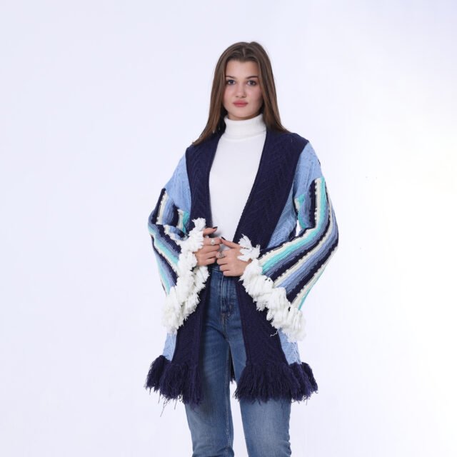 Open Tassel Cardigan - Image 4