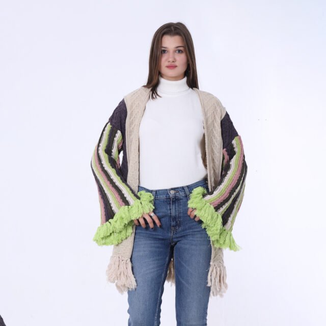 Open Tassel Cardigan - Image 5