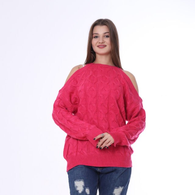 Tricot Pullover With Open Sleeves - Image 2