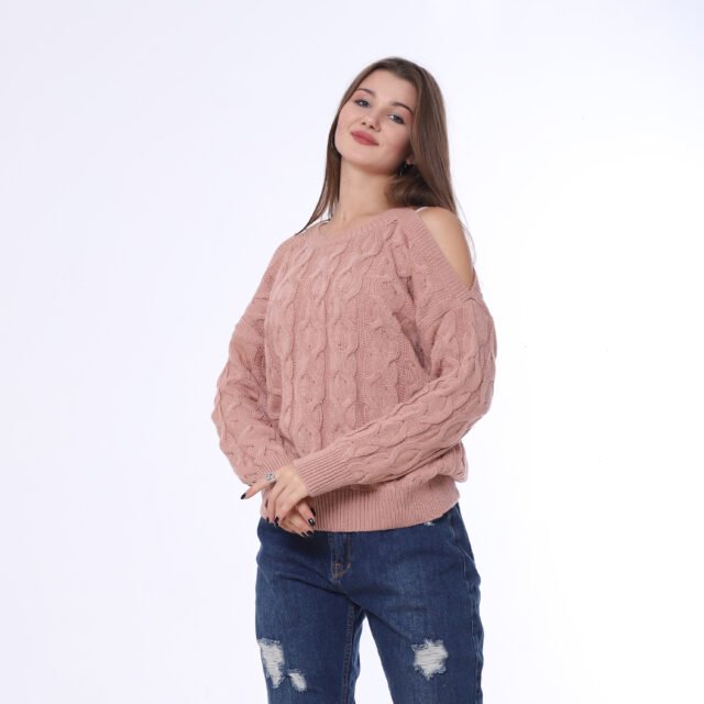 Tricot Pullover With Open Sleeves - Image 5