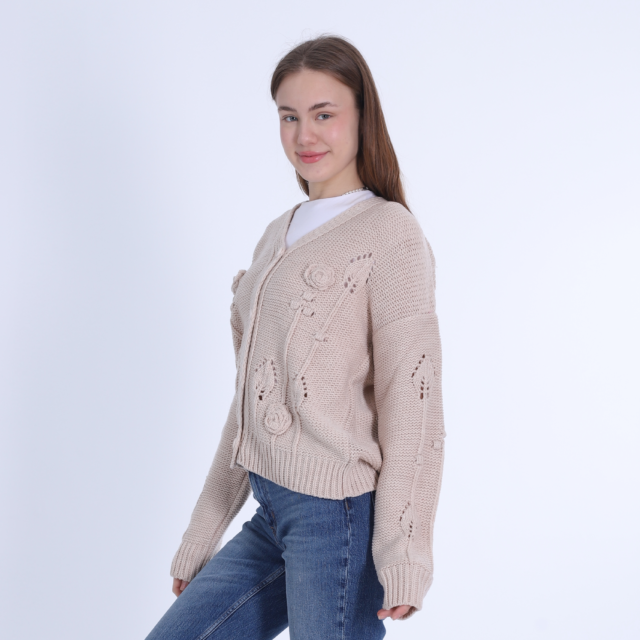 Knitwear Cardigan With Buttons - Image 5