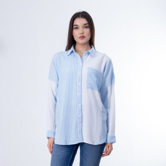 Striped Button-Up Shirt - Image 3