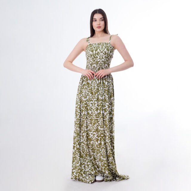 Elegant Print Maxi Dress - Image 3