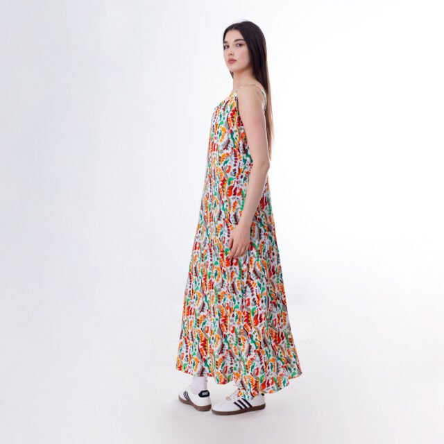 Vibrant Tie-Dye Maxi Dress - Image 5