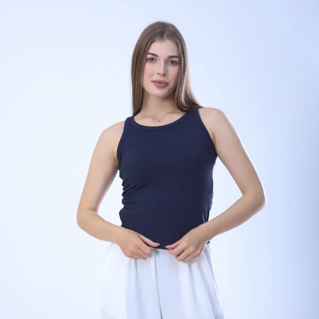 Vibrant Ribbed Tank Top - Image 2
