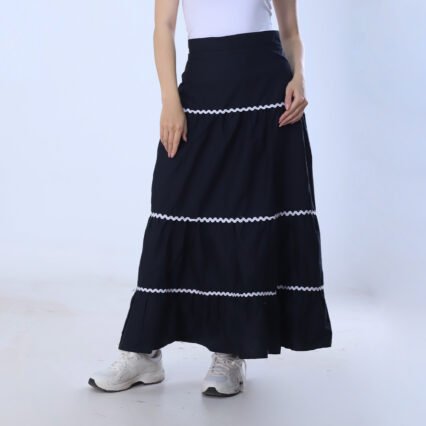 Classic Tiered Maxi Skirt