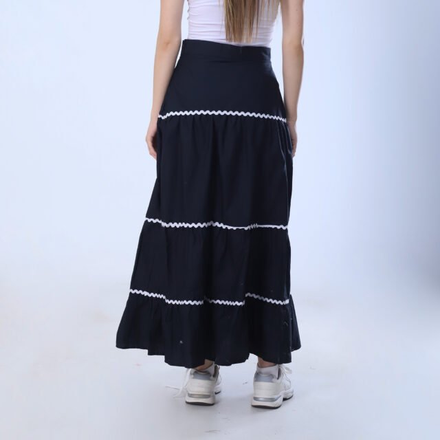Classic Tiered Maxi Skirt - Image 7