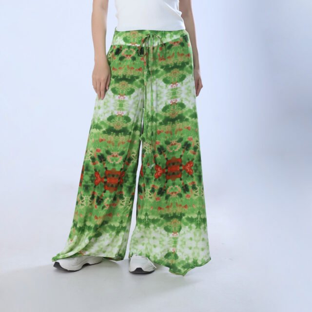 Vibrant Tie-Dye Wide-Leg Pants - Image 2
