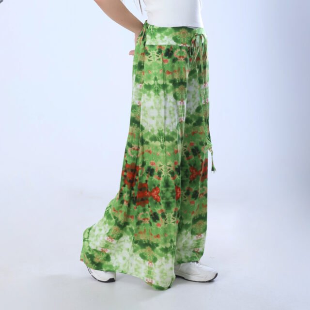 Vibrant Tie-Dye Wide-Leg Pants - Image 8
