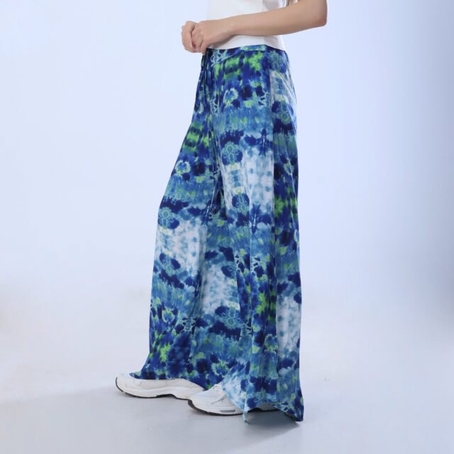 Vibrant Tie-Dye Wide-Leg Pants - Image 6