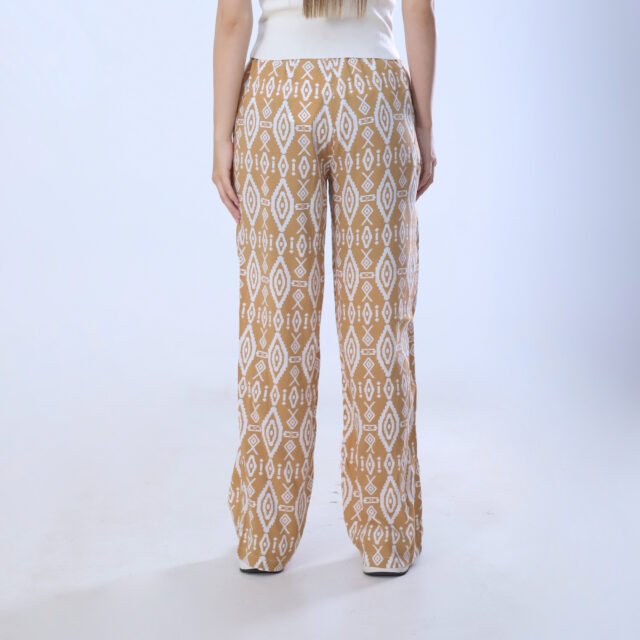Bold Geometric Print Wide-Leg - Image 5