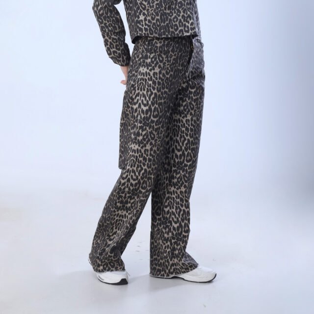 Tiger Print Wide-Leg Pants - Image 5