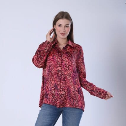 Bold Tiger Print Button