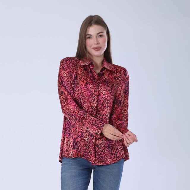 Bold Tiger Print Button - Image 3