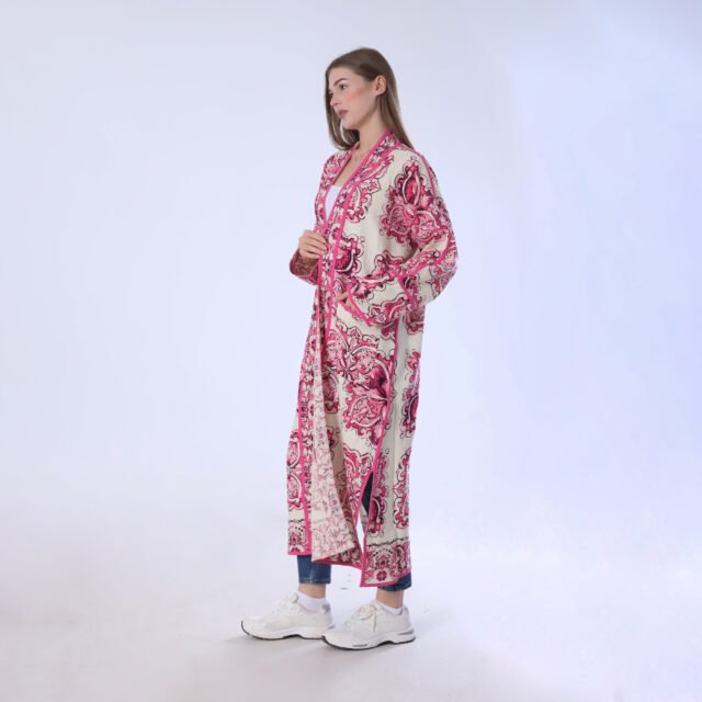 Floral Kimono Robe - Image 4