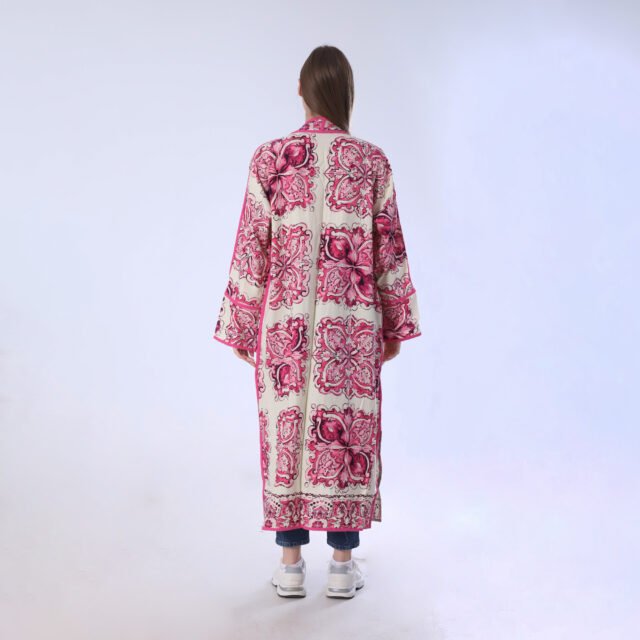Floral Kimono Robe - Image 7
