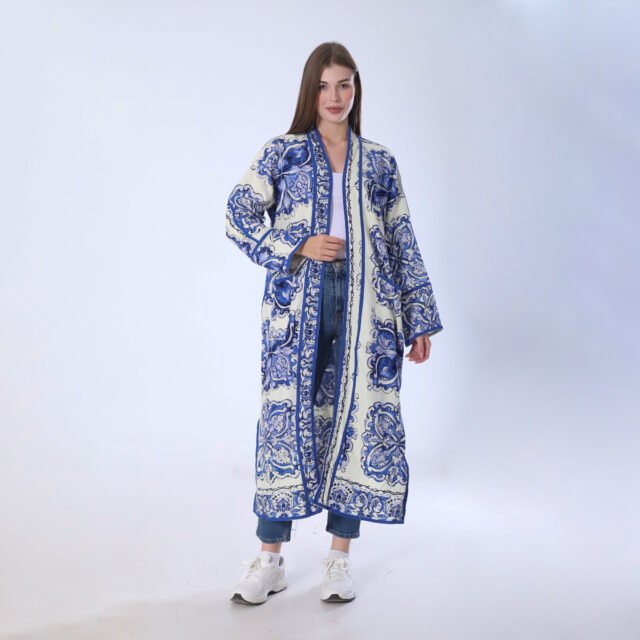 Floral Kimono Robe - Image 2