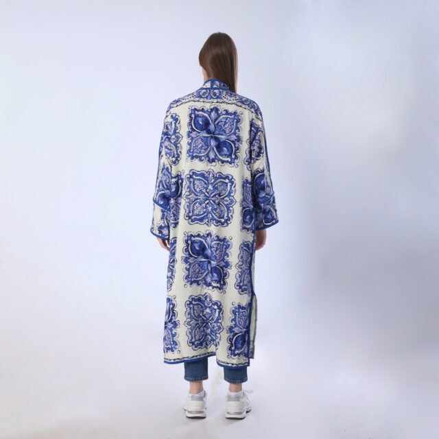 Floral Kimono Robe - Image 8
