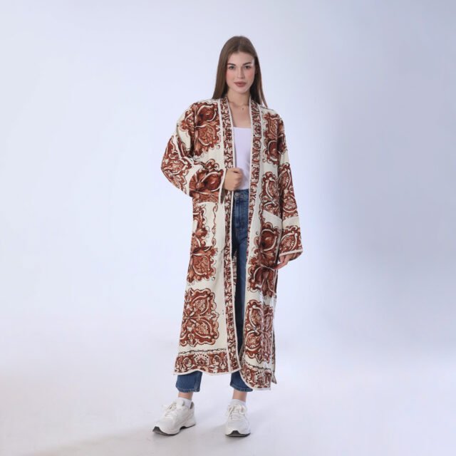 Floral Kimono Robe - Image 3