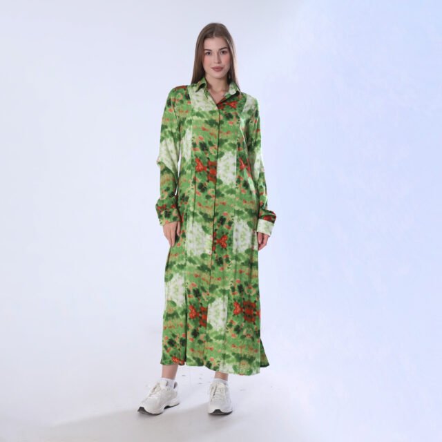 Vibrant Tie-Dye Maxi Dress - Image 3