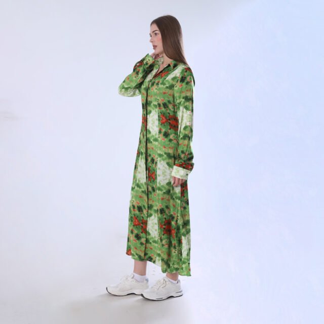 Vibrant Tie-Dye Maxi Dress - Image 6