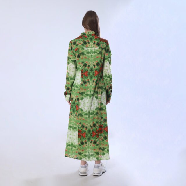 Vibrant Tie-Dye Maxi Dress - Image 9