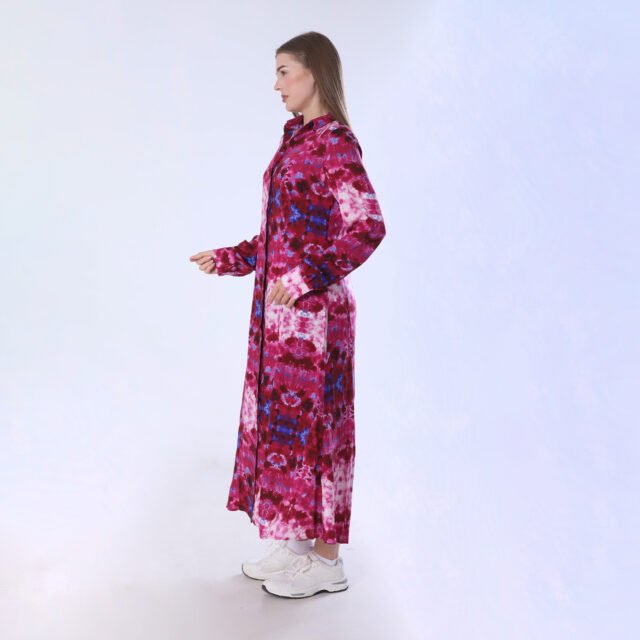 Vibrant Tie-Dye Maxi Dress - Image 5