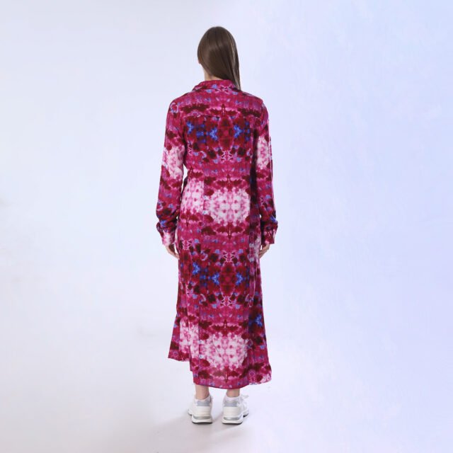 Vibrant Tie-Dye Maxi Dress - Image 8