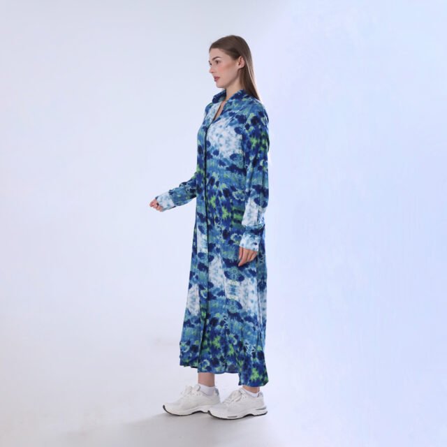 Vibrant Tie-Dye Maxi Dress - Image 4